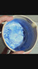 Snow Blue Matcha Set – 5 Piece Japanese Tea Ceremony Kit, video showing top view and close up matcha bowl interior glaze